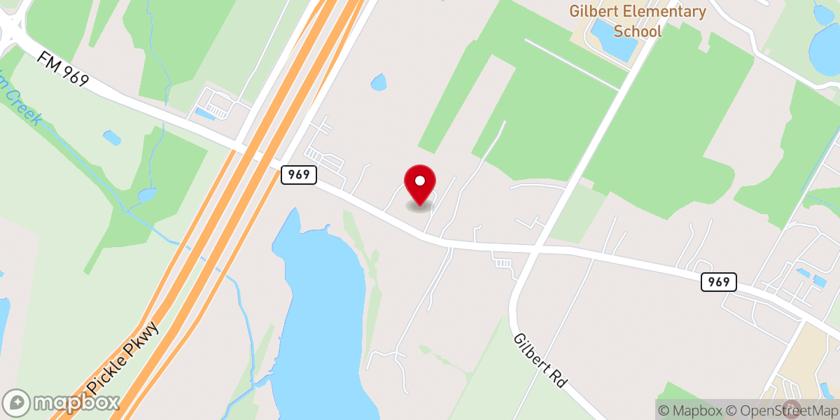 Map showing location of Ministerios Ebenezer Austin TX