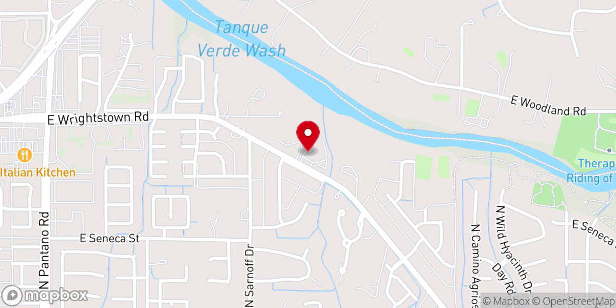 Map showing location of Sunrise Chapel