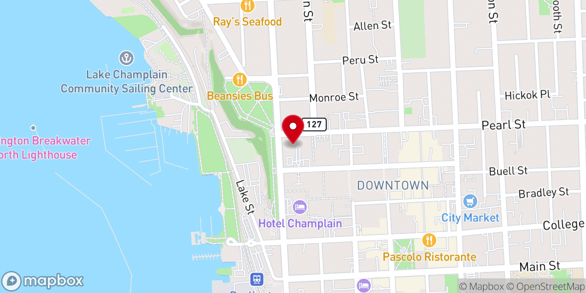 Map showing location of Christ Church Presbyterian