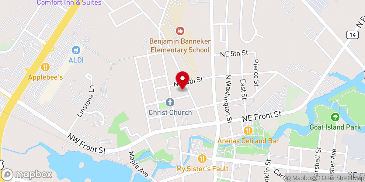 Map showing location of Grace Upon Grace Church Assemblies of God