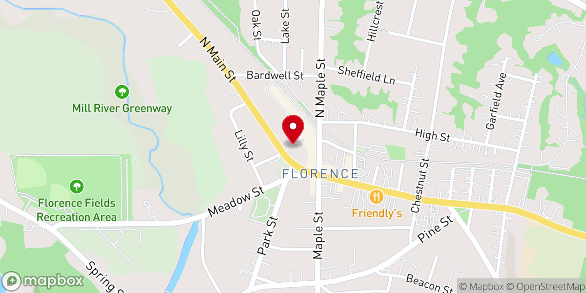 Map showing location of Florence Seventh-day Adventist Church