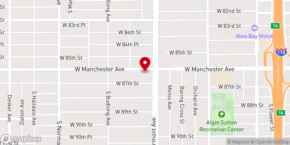 Map showing location of St. Michael's Church