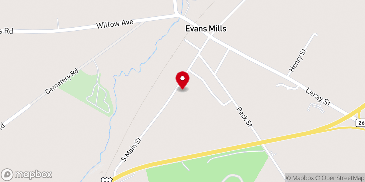 Map showing location of St Mary's Catholic Church