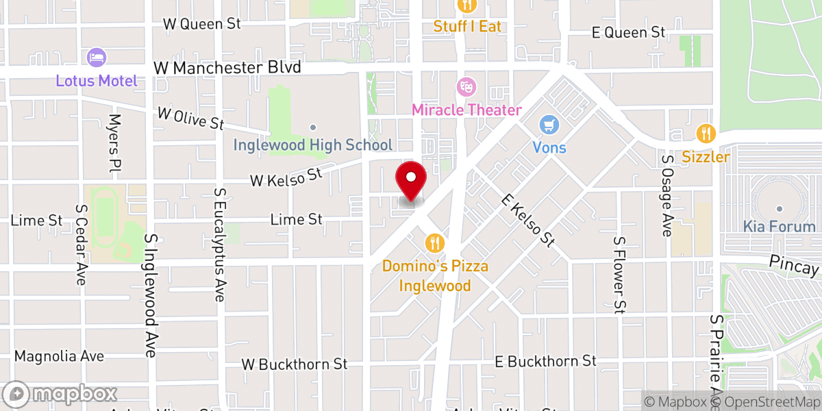 Map showing location of Breath of Life Seventh-day Adventist Church
