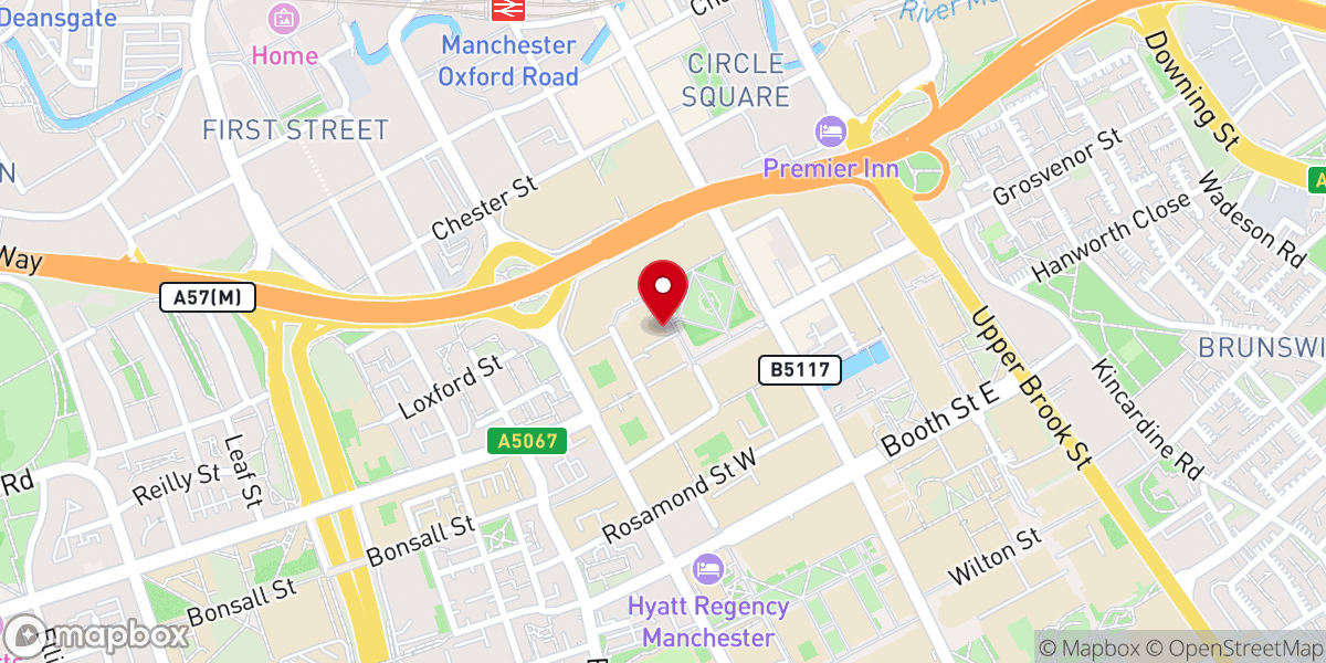 Map showing location of St Augustine's Catholic Church