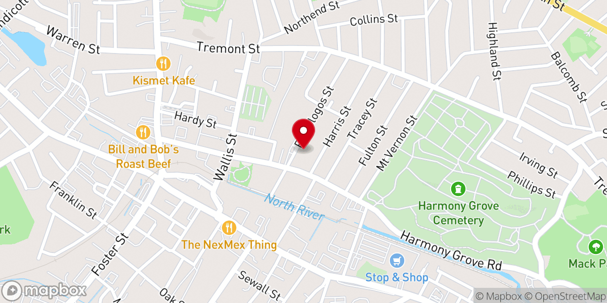 Map showing location of Saint Vasilios Church
