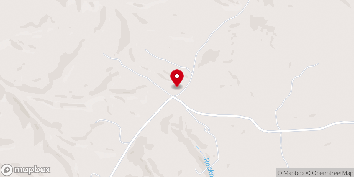 Map showing location of Mt Alto Baptist Church