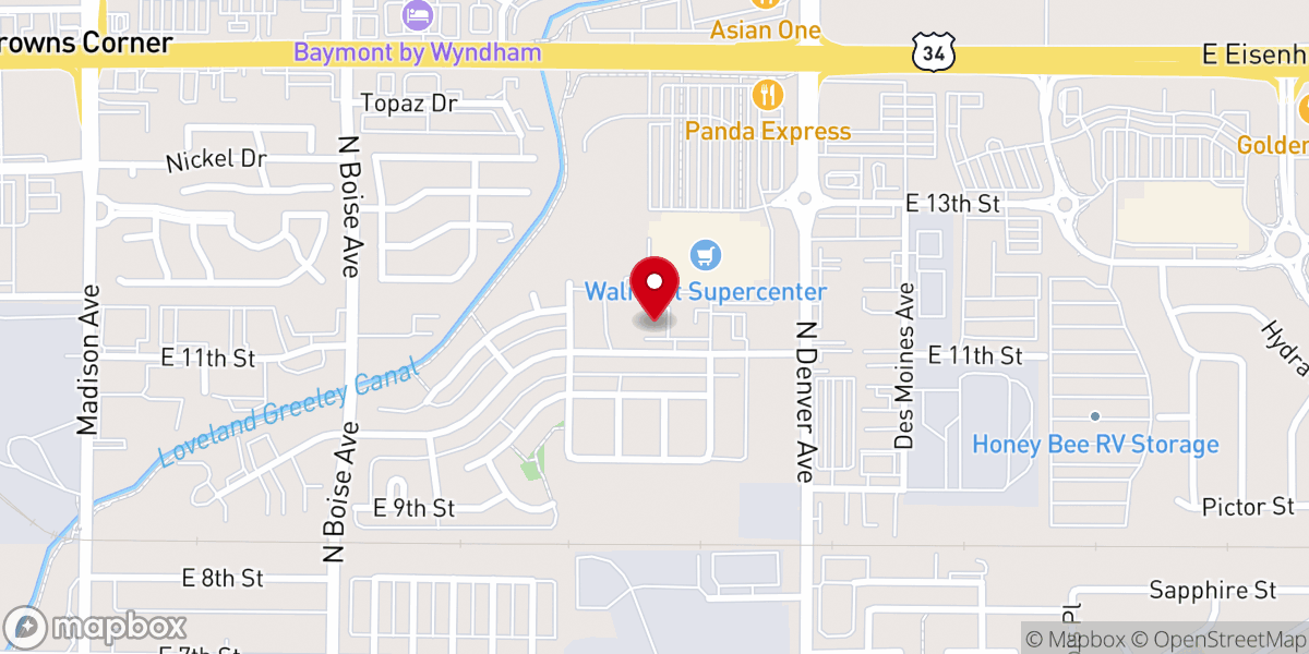 Map showing location of Church & Clergy Alliance Inc