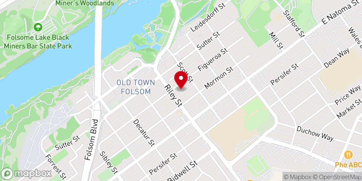 Map showing location of Landmark Baptist Church