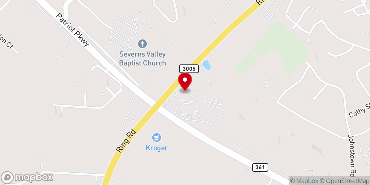 Map showing location of T & Coffie Ministries Inc