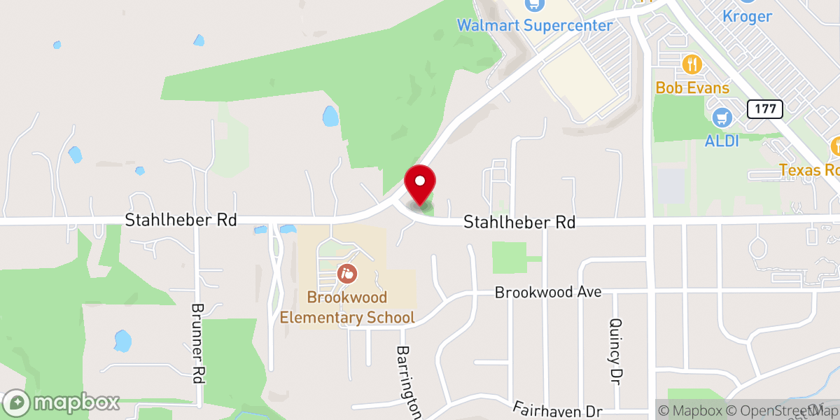 Map showing location of Open Arms Community Church