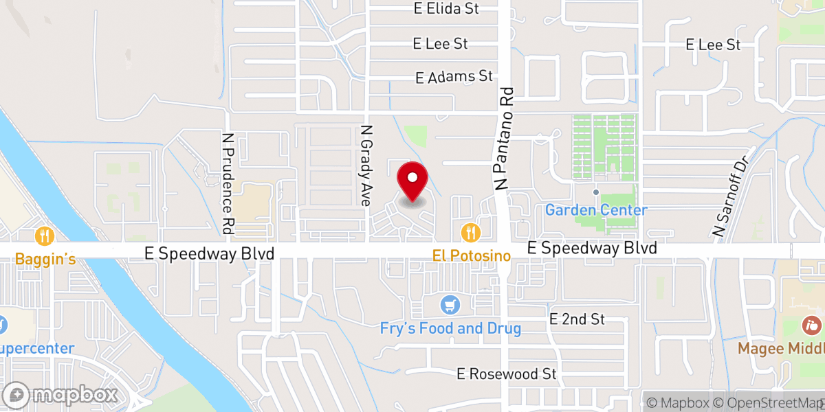 Map showing location of El Camino Church