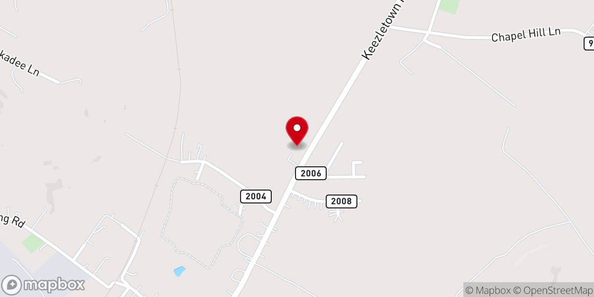 Map showing location of Old Paths Baptist Church
