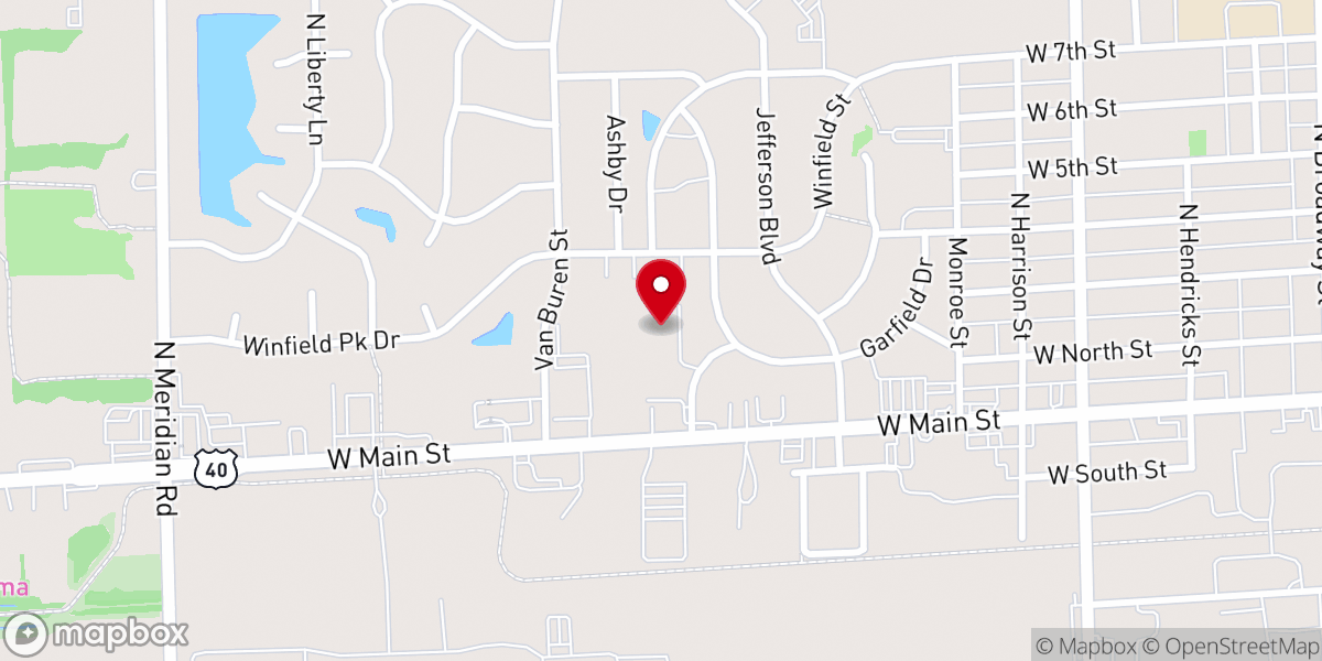 Map showing location of Faith Apostolic Church