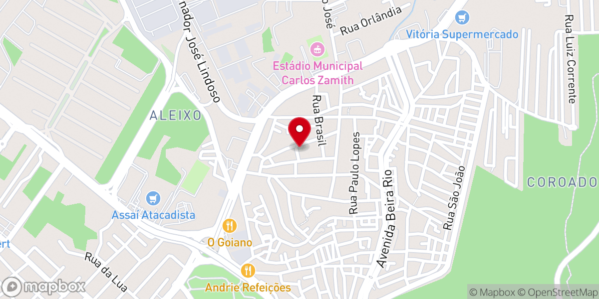 Map showing location of Paróquia Divino Espírito Santo