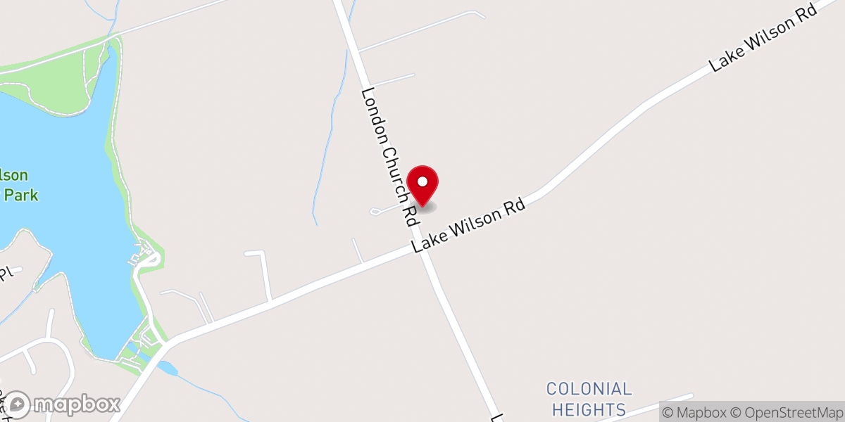Map showing location of Pentecostal Lighthouse Church