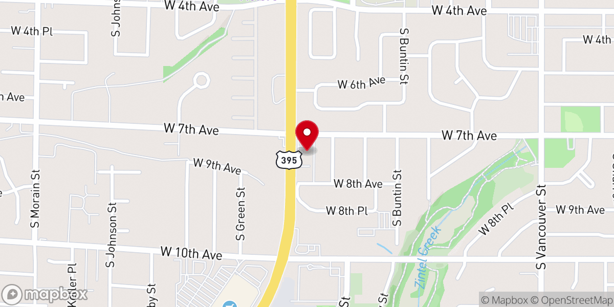 Map showing location of The Highway Church