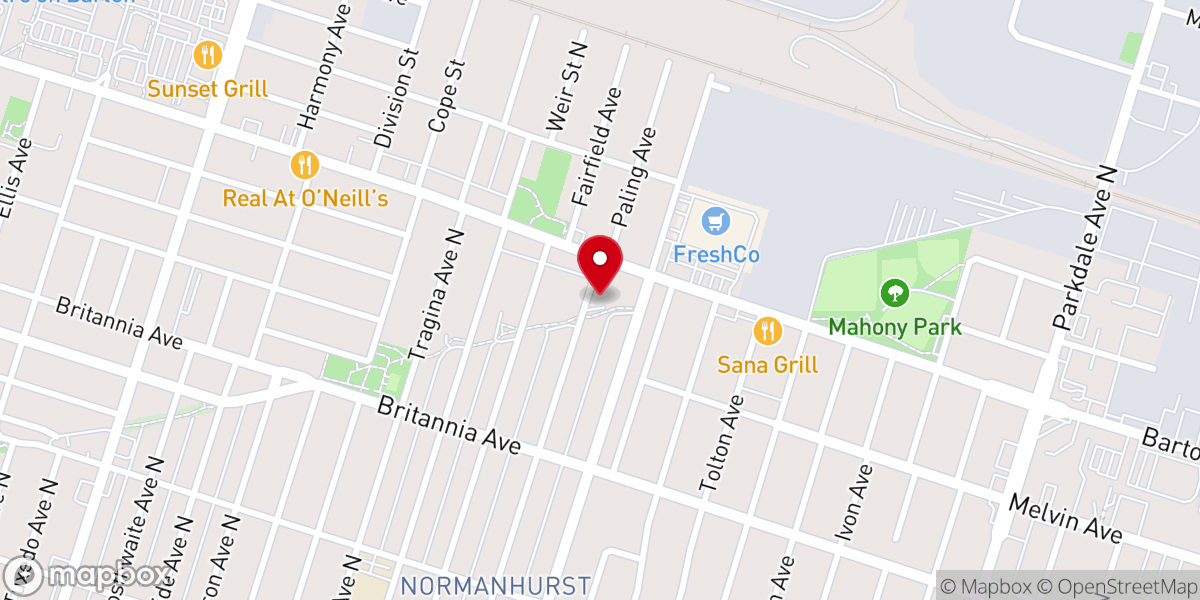 Map showing location of Little Bethel Community Church