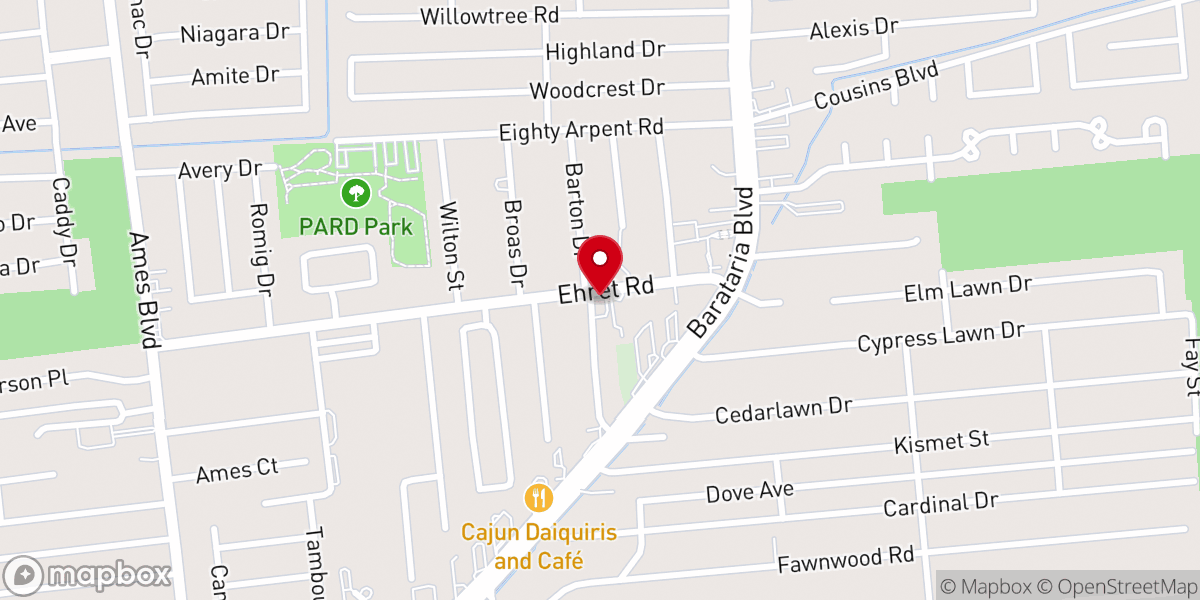 Map showing location of Christian Fellowship Outreach Ministries