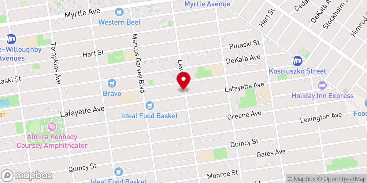 Map showing location of The Potters House Church of The