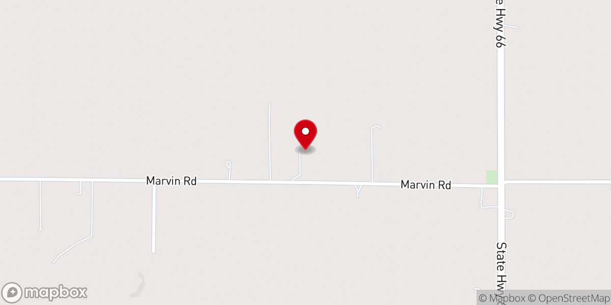 Map showing location of Bridges Community Church
