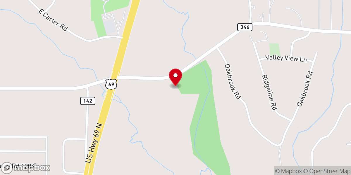 Map showing location of Patriots Church