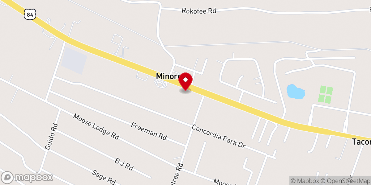 Map showing location of Faith Tabernacle Pentecostal