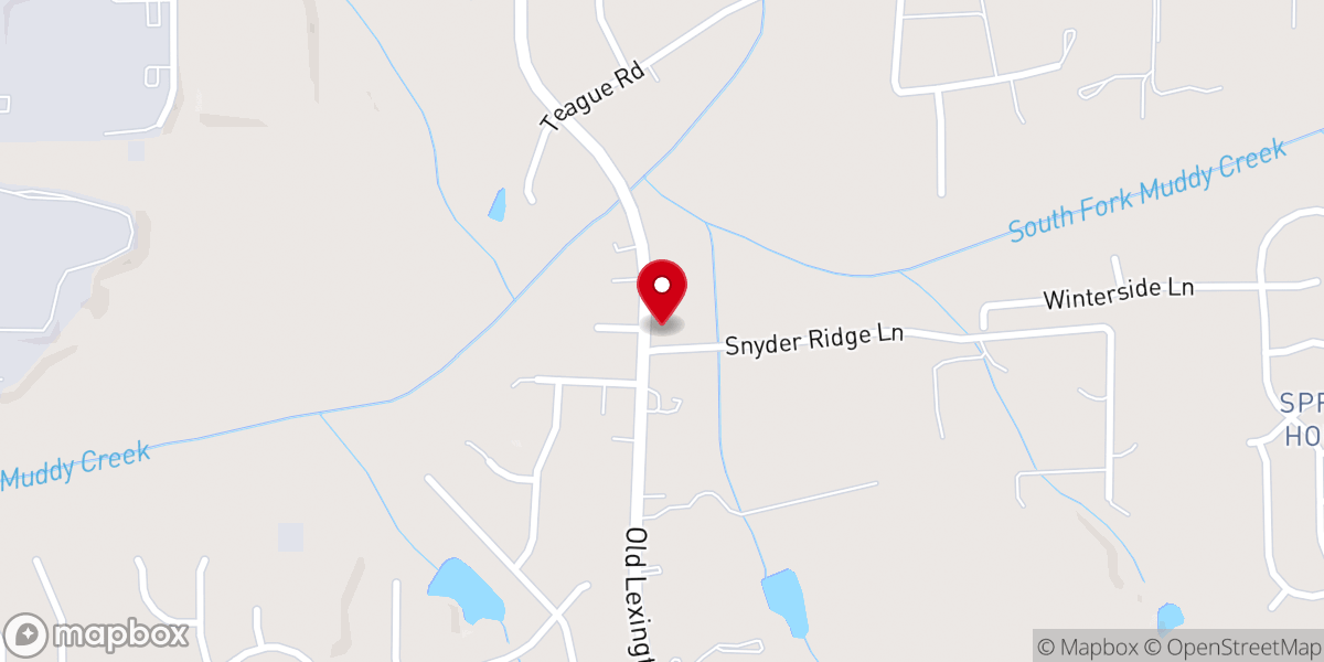 Map showing location of Greater St Luke Church
