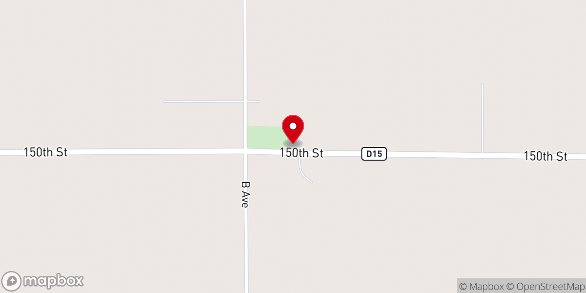 Map showing location of East Friesland Presbyterian