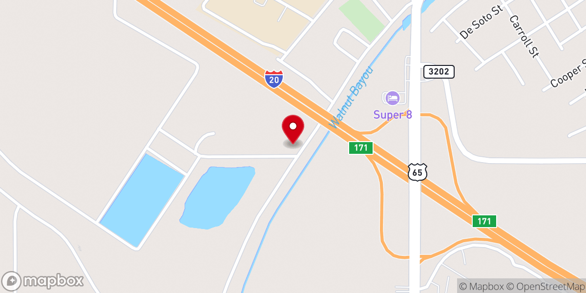 Map showing location of Madison Parish Detention Center