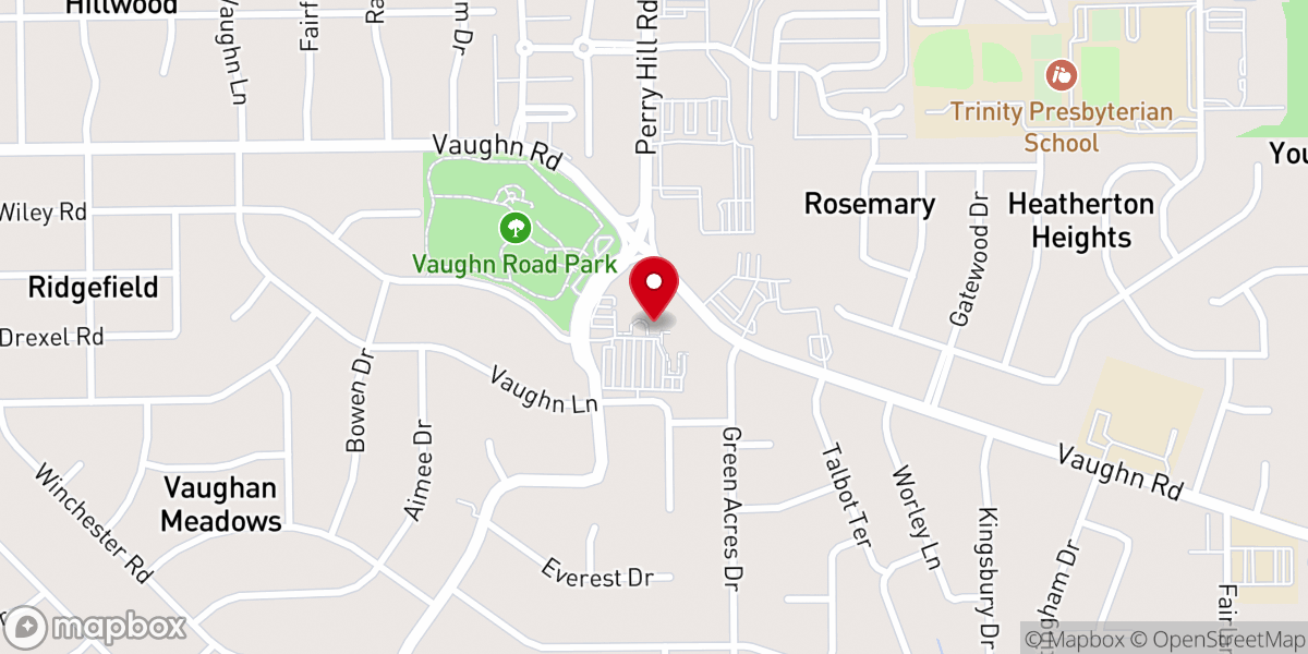 Map showing location of Agape Ministries