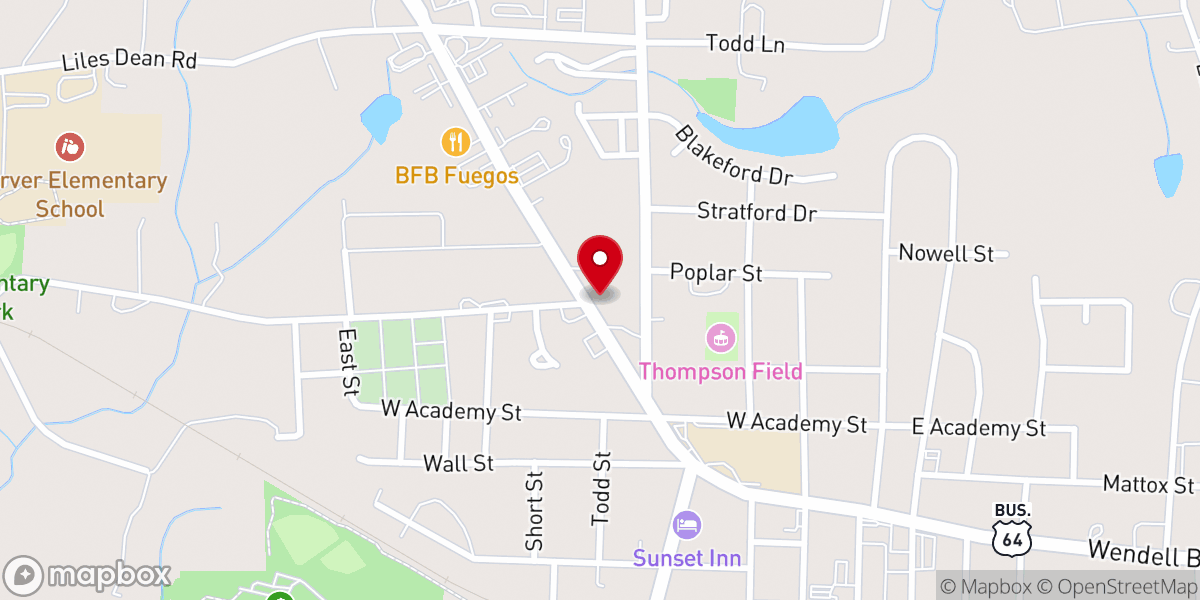Map showing location of White Dove Chapel