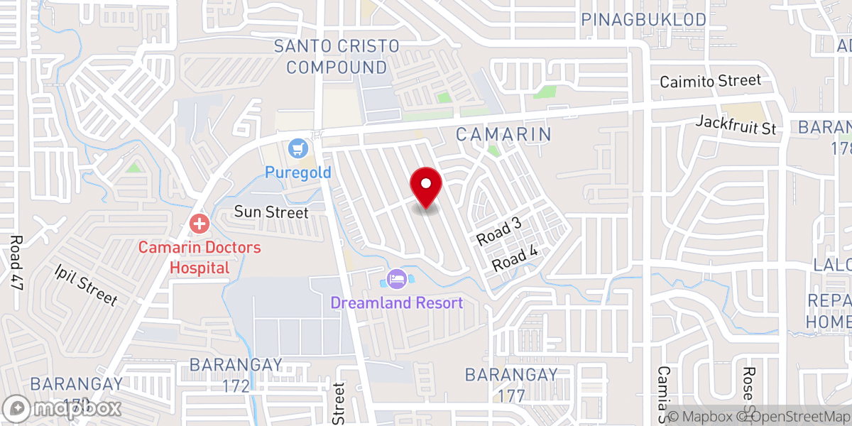 Map showing location of Saint Agnes Parish (Diocese of Novaliches)