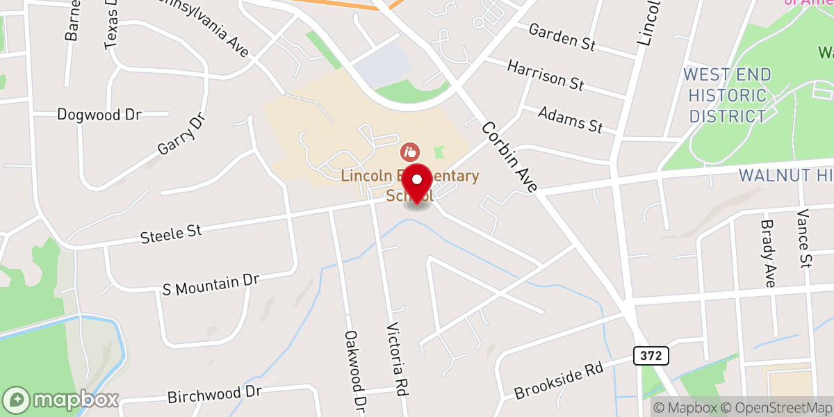 Map showing location of Saint Maurice Church