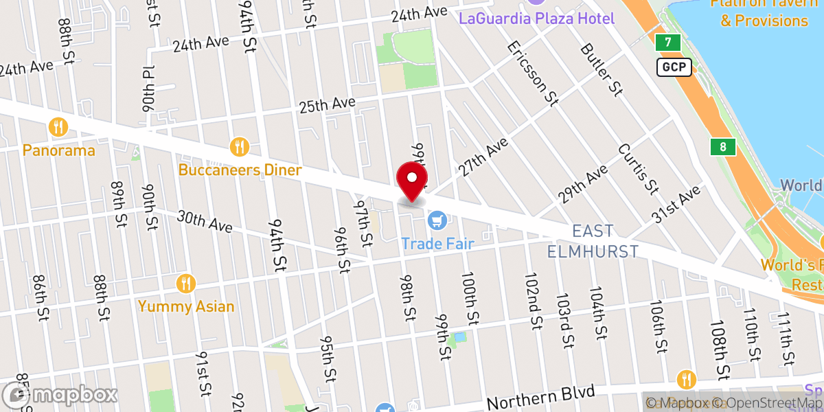 Map showing location of New Beginning Church Of God