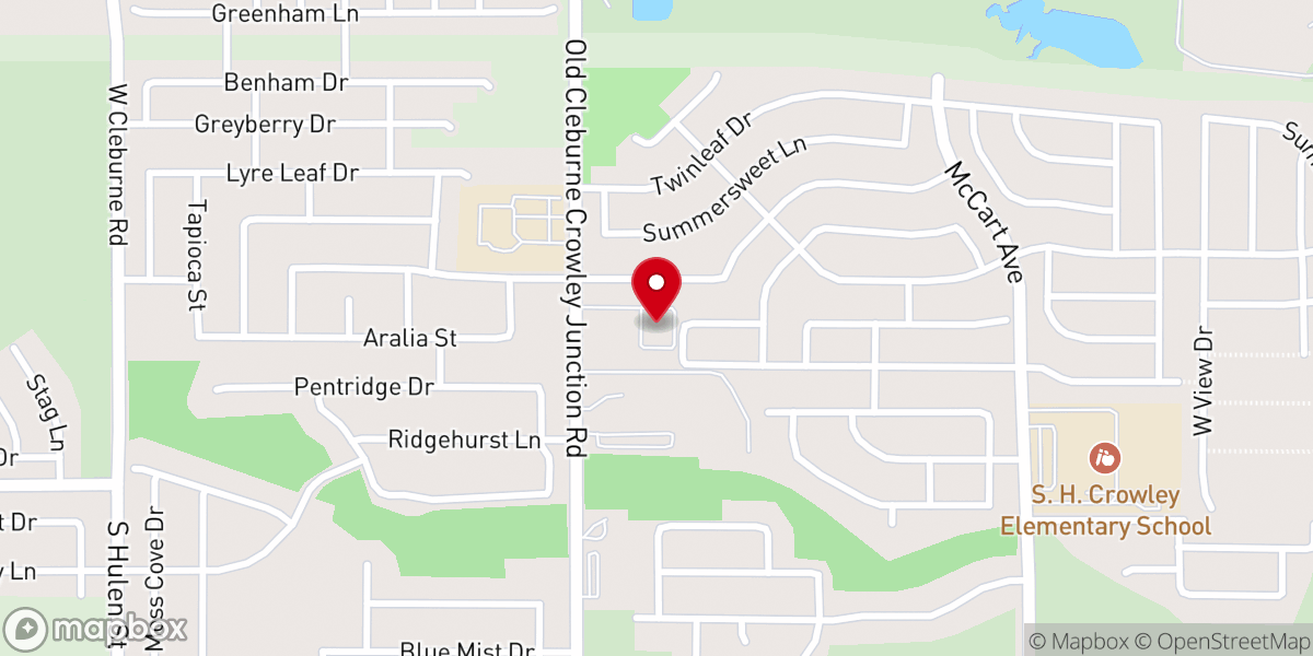 Map showing location of Grace Bible Fellowship