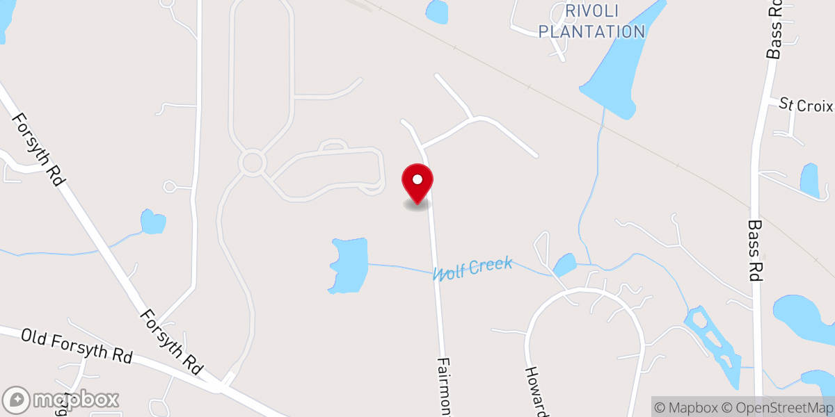 Map showing location of Daystar Church