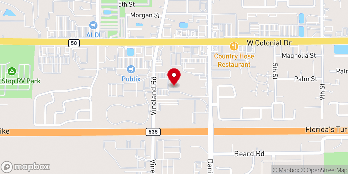Map showing location of Gleason Hall - Resurrection Catholic Church