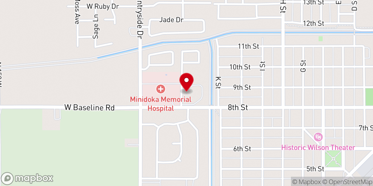 Map showing location of Praise Chapel Christian Church