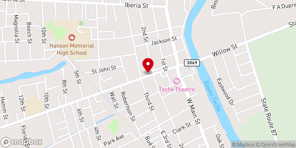 Map showing location of Mountaintop Ministry