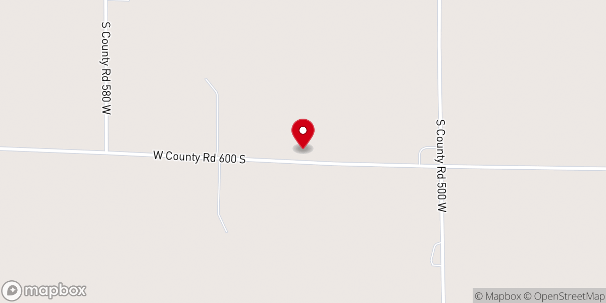 Map showing location of New Hope Church