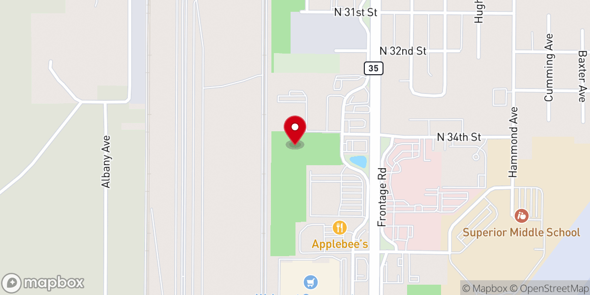 Map showing location of Downs Life Celebration Center