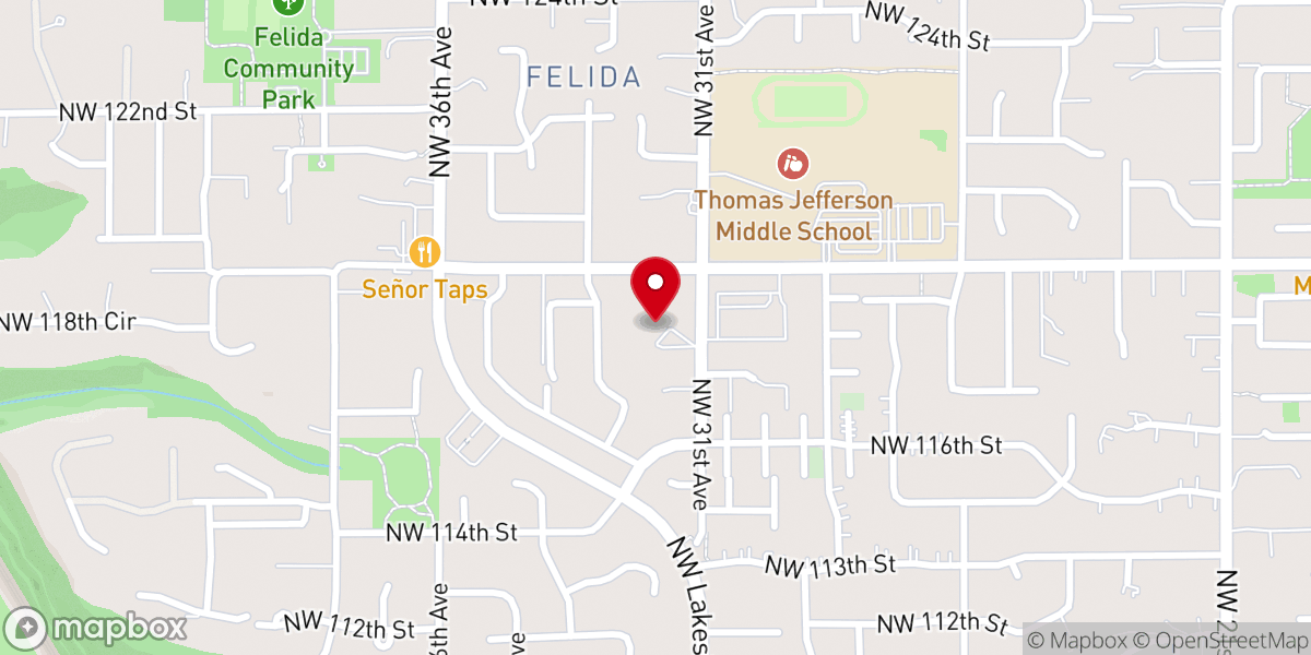 Map showing location of Northwest Gospel Church: Westside