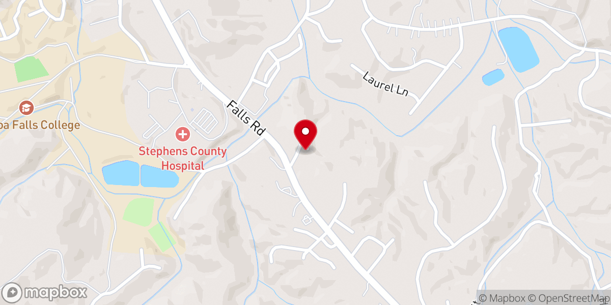 Map showing location of Paradise Mountain Ministries