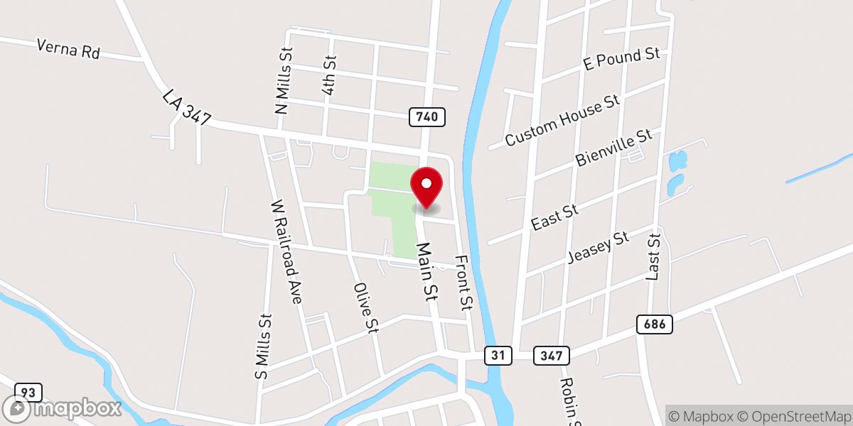 Map showing location of Chapel of Perpetual Adoration