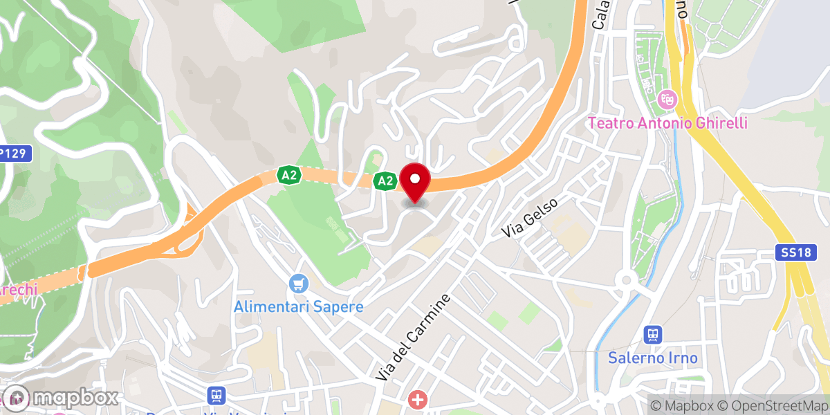 Map showing location of Chiesa di Santa Maria della Consolazione