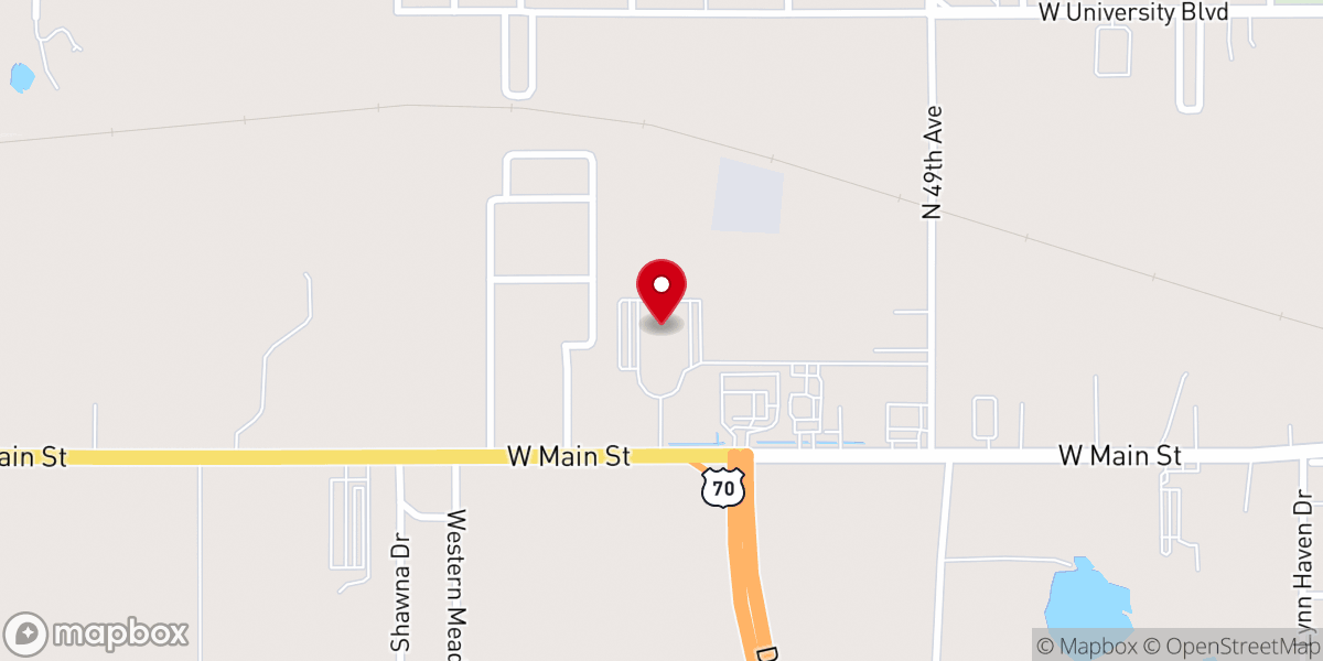 Map showing location of First United Methodist