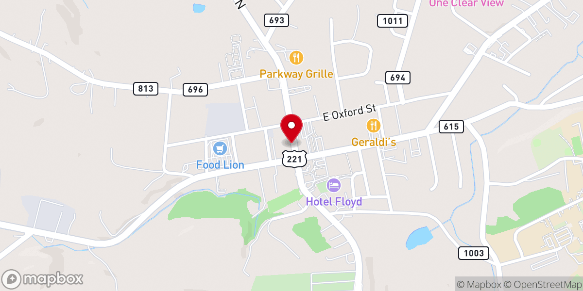 Map showing location of The Sojourn Center