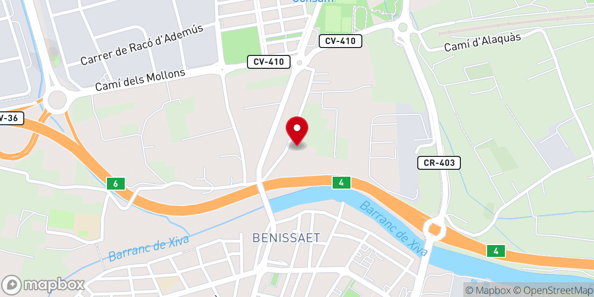 Map showing location of Monasterio de la Inmaculada- Dominicas