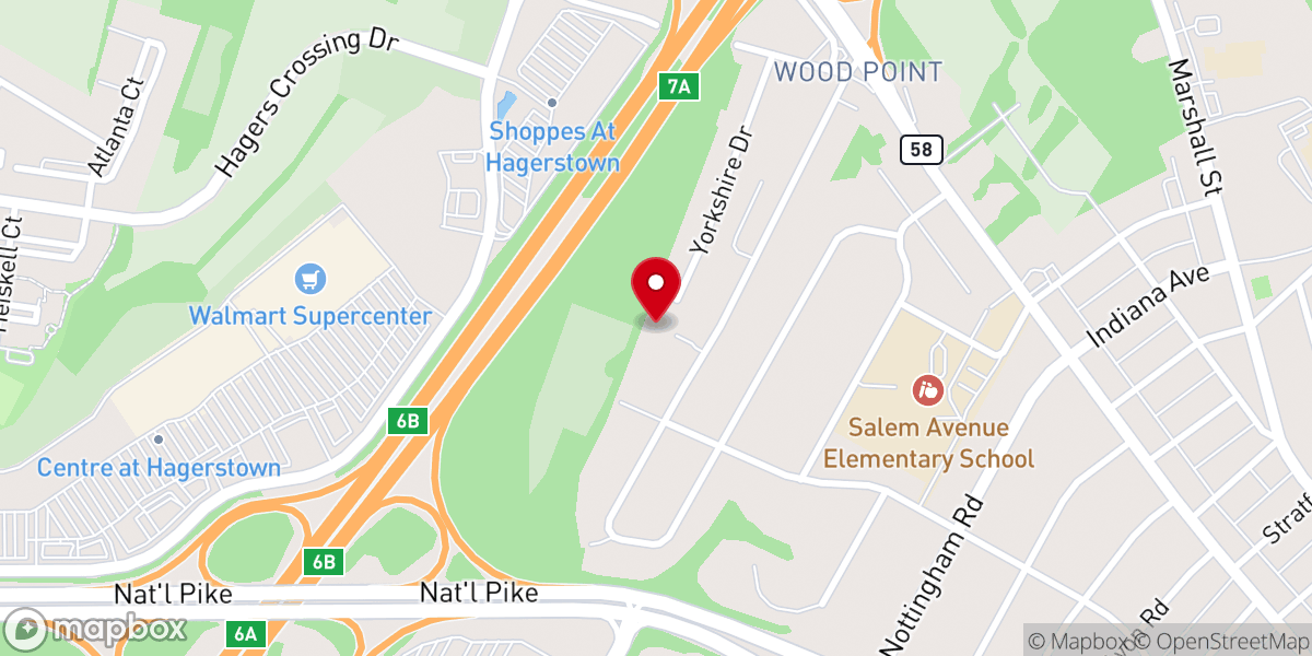 Map showing location of Redeemed Christian Church of God